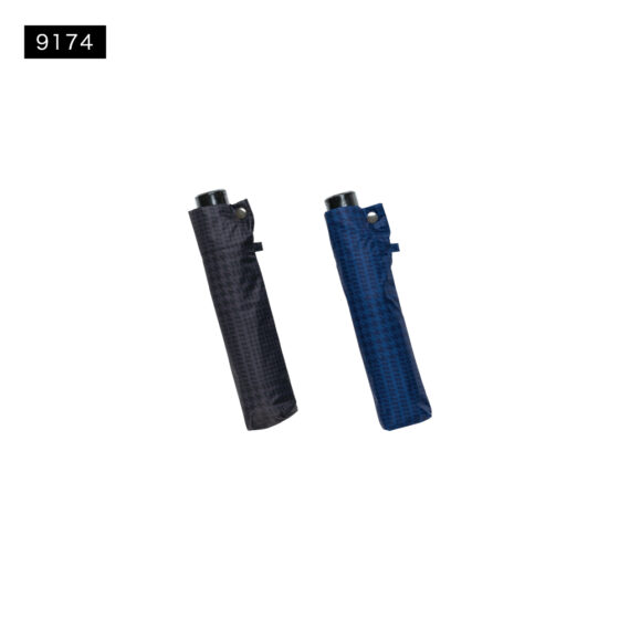 9174 60cm ミニ 耐風骨 ポンジ グレンチェック ブラックコーティング★★9184 70cm ジャンプ グラス骨 ポンジ グレンチェック ブラックコーティング／イメージ03