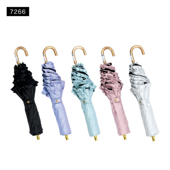 7256 50cm ショート ラッフルフリル ブラックコーティング★★7266 55折 トップレス ラッフルフリル ブラックコーティング★★7286 60cm ジャンプ ラッフルフリル ブラックコーティング／イメージ07