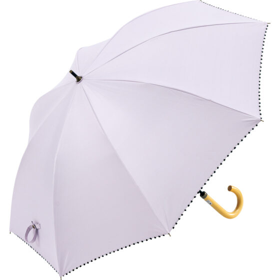 9056 S/L/F/P/R/O/B 50cm ショート 刺繍 サクラ骨 ブラックコーティング － スズラン／レース／スカラフラワー／シェルピコ／レインリリー／オリーブ／バード／イメージ04