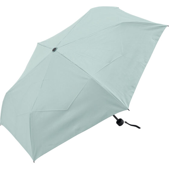 TATAMEL 折り目加工 晴雨兼用 55cm ミニ 無地 ブラックラミネート加工／イメージ02